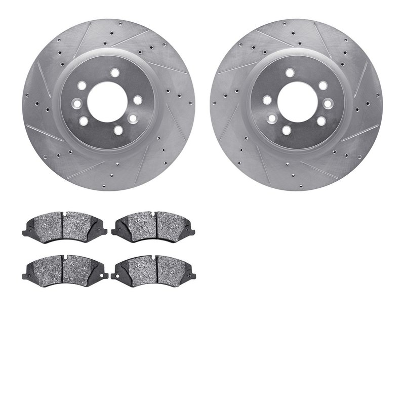 Dynamite Friction 7502-11014 Disc Brake Kit - Front