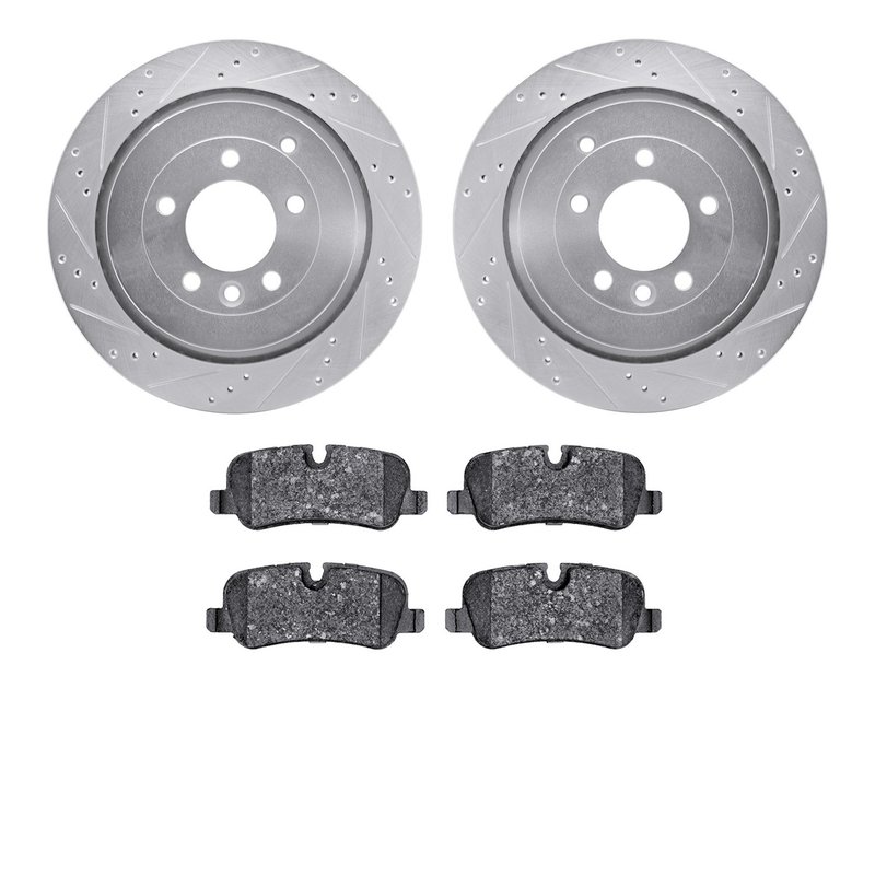 Dynamite Friction 7502-11015 Disc Brake Kit - Rear