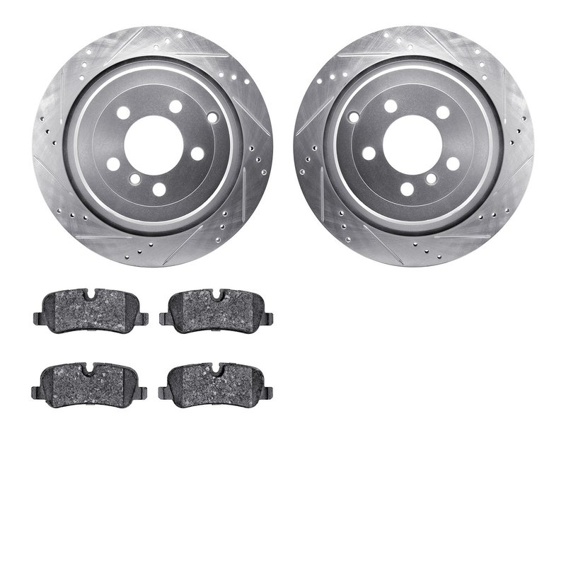 Dynamite Friction 7502-11020 Disc Brake Kit - Rear