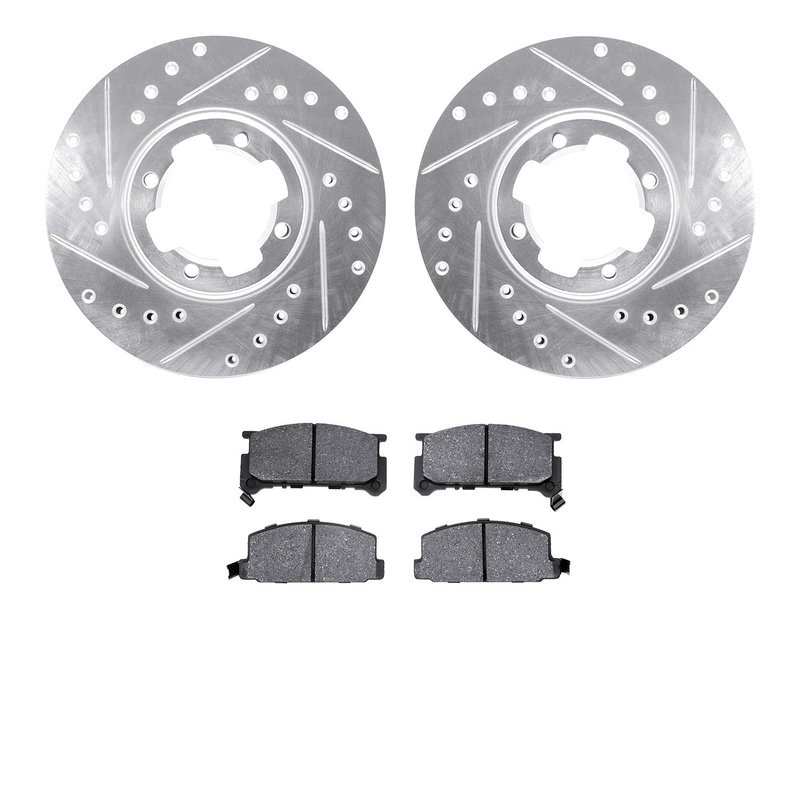 Dynamite Friction 7502-13001 Disc Brake Kit - Front