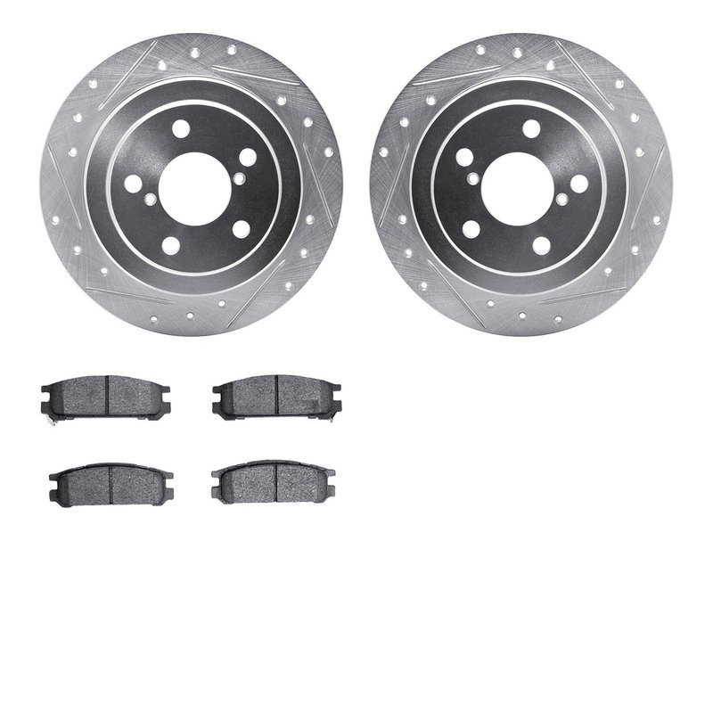 Dynamite Friction 7502-13006 Disc Brake Kit - Rear
