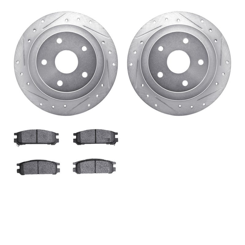 Dynamite Friction 7502-13011 Disc Brake Kit - Rear