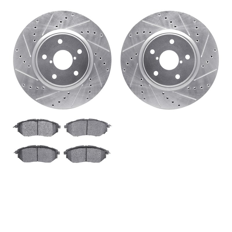 Dynamite Friction 7502-13040 Disc Brake Kit - Front