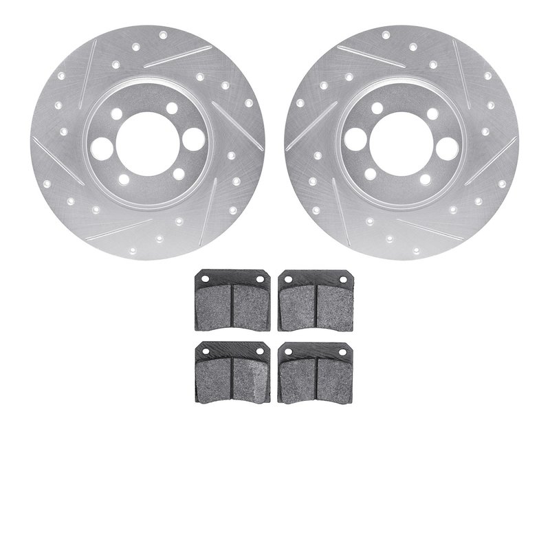 Dynamite Friction 7502-20000 Disc Brake Kit - Rear