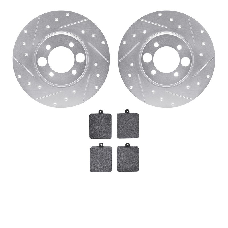 Dynamite Friction 7502-20001 Disc Brake Kit - Rear