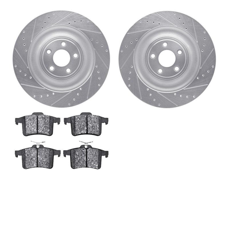 Dynamite Friction 7502-20026 Disc Brake Kit - Rear