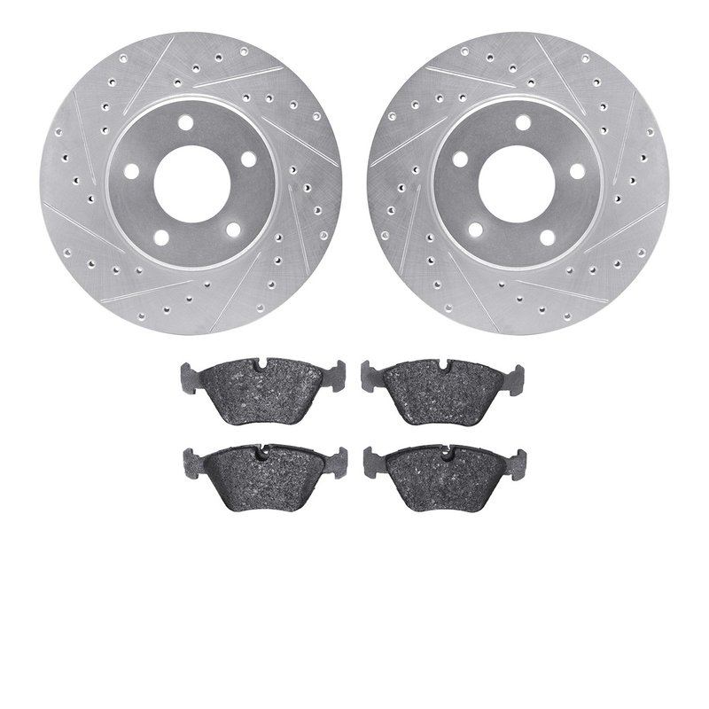 Dynamite Friction 7502-20062 Disc Brake Kit - Front