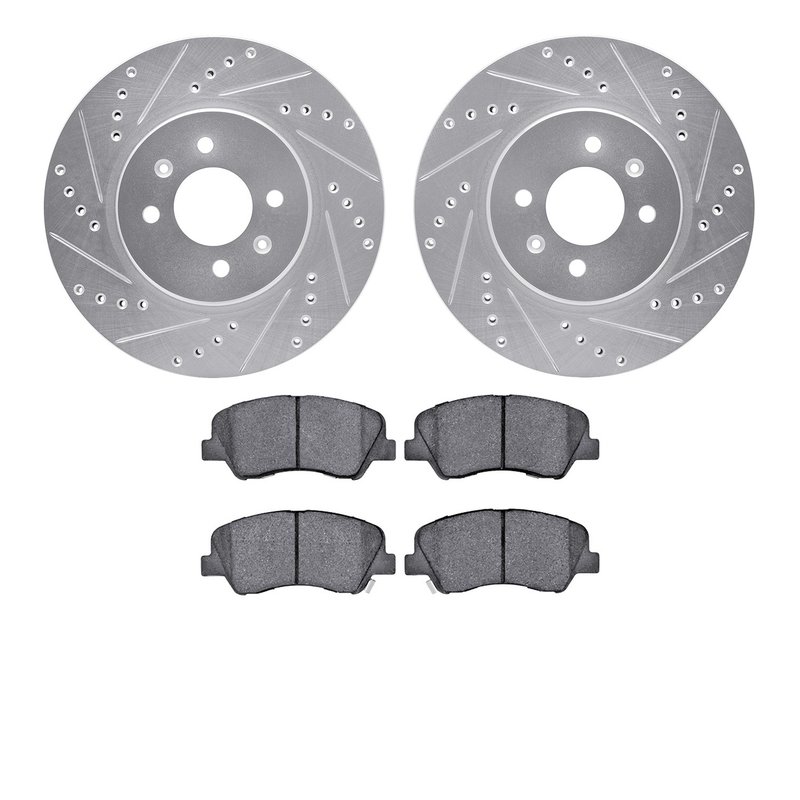 Dynamite Friction 7502-21016 Disc Brake Kit - Front
