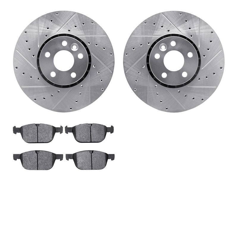 Dynamite Friction 7502-27045 Disc Brake Kit - Front