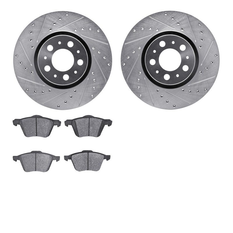 Dynamic Friction 7502-27052 Disc Brake Kit - Front