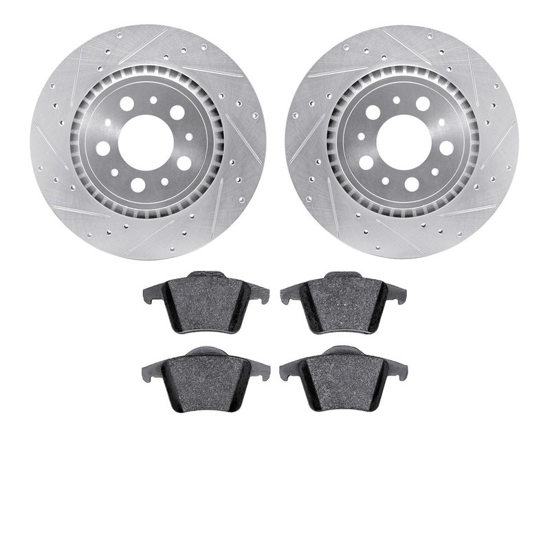 Dynamite Friction 7502-27053 Disc Brake Kit - Rear