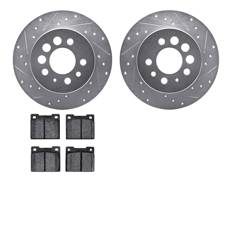 Dynamite Friction 7502-27102 Disc Brake Kit - Rear