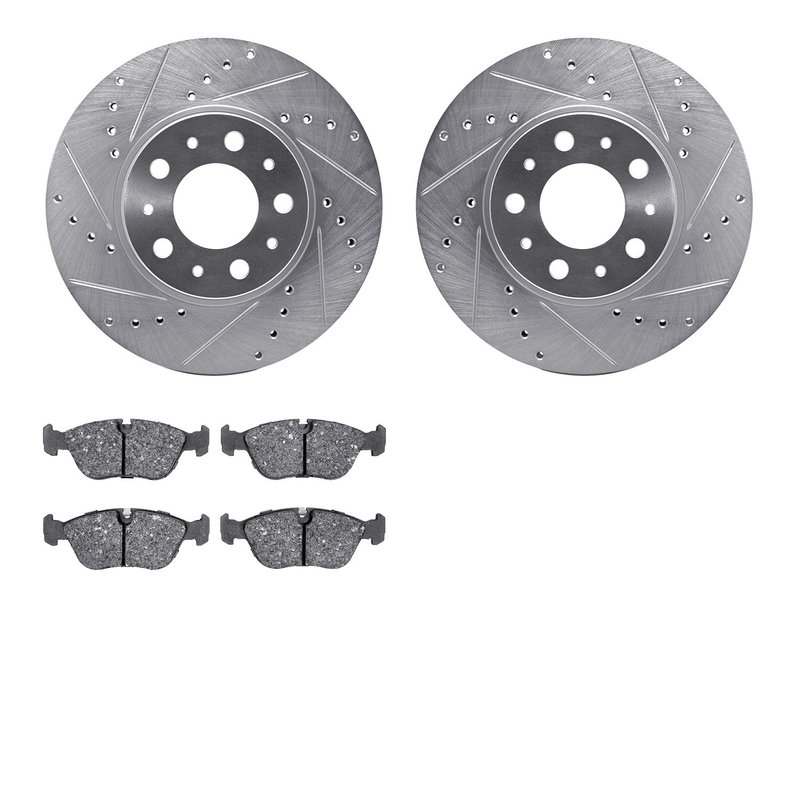 Dynamite Friction 7502-27153 Disc Brake Kit - Front