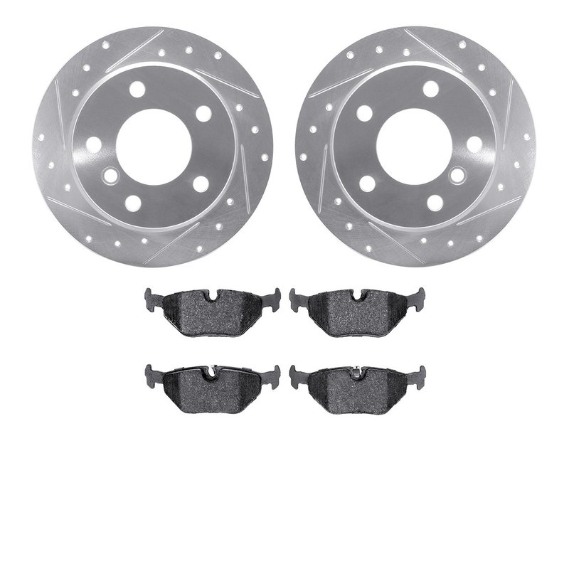 Dynamite Friction 7502-31043 Disc Brake Kit - Rear