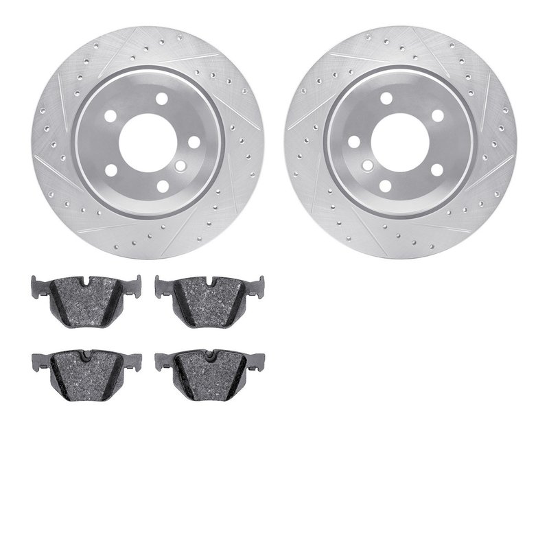 Dynamite Friction 7502-31063 Disc Brake Kit - Rear
