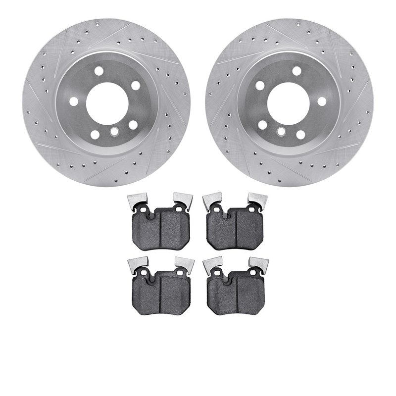 Dynamite Friction 7502-31082 Disc Brake Kit - Rear