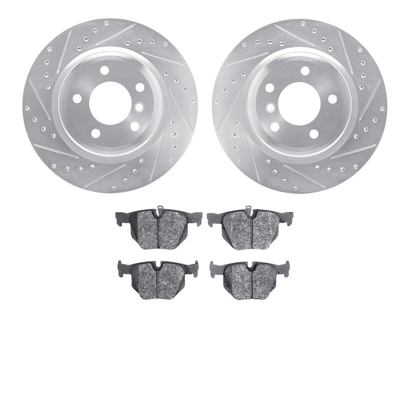 Dynamite Friction 7502-31087 Disc Brake Kit - Rear