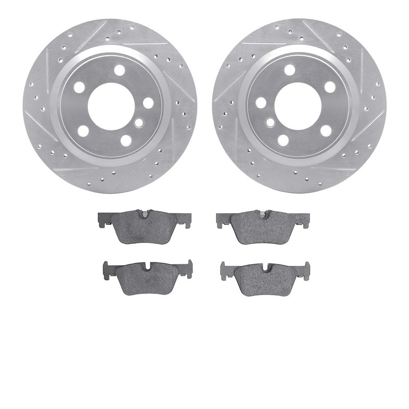 Dynamite Friction 7502-31108 Disc Brake Kit - Rear