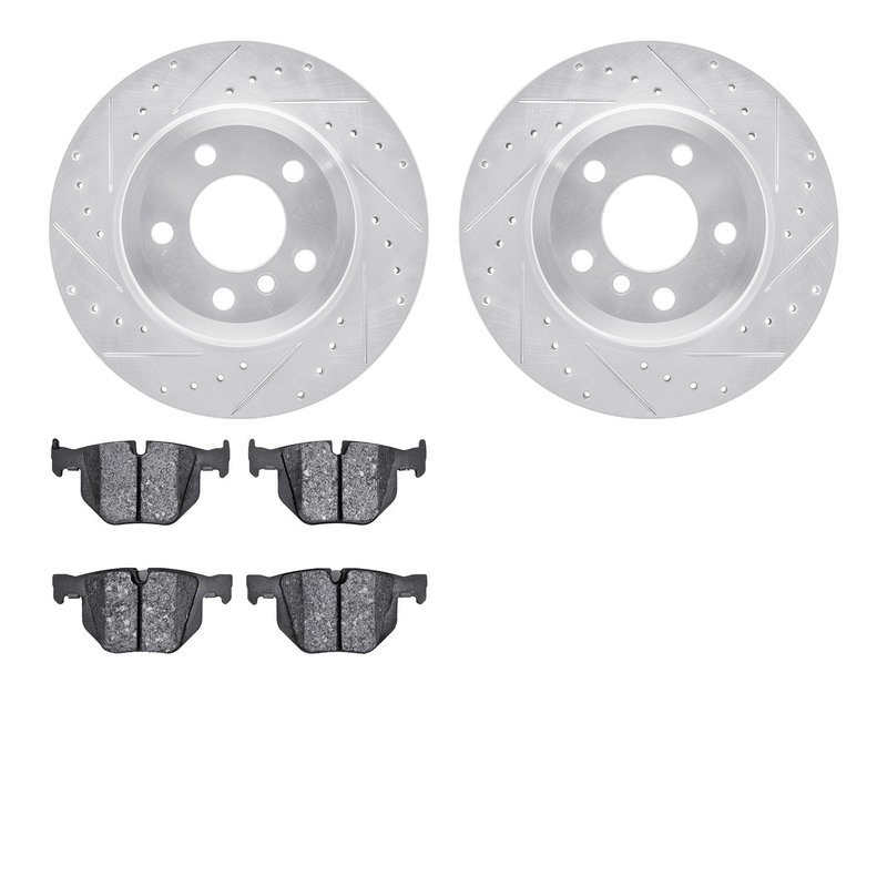 Dynamite Friction 7502-31130 Disc Brake Kit - Rear