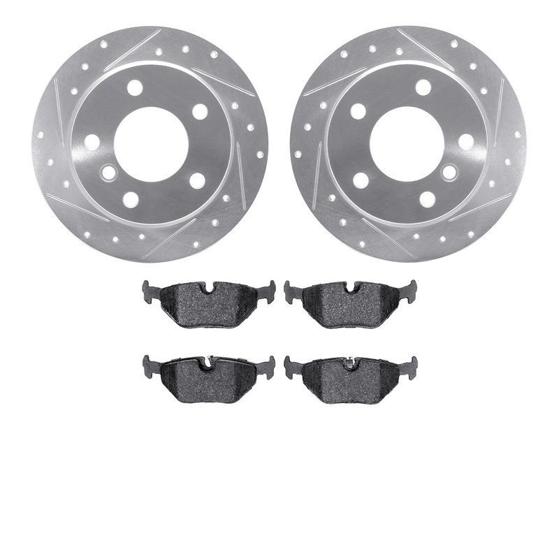 Dynamite Friction 7502-31304 Disc Brake Kit - Rear