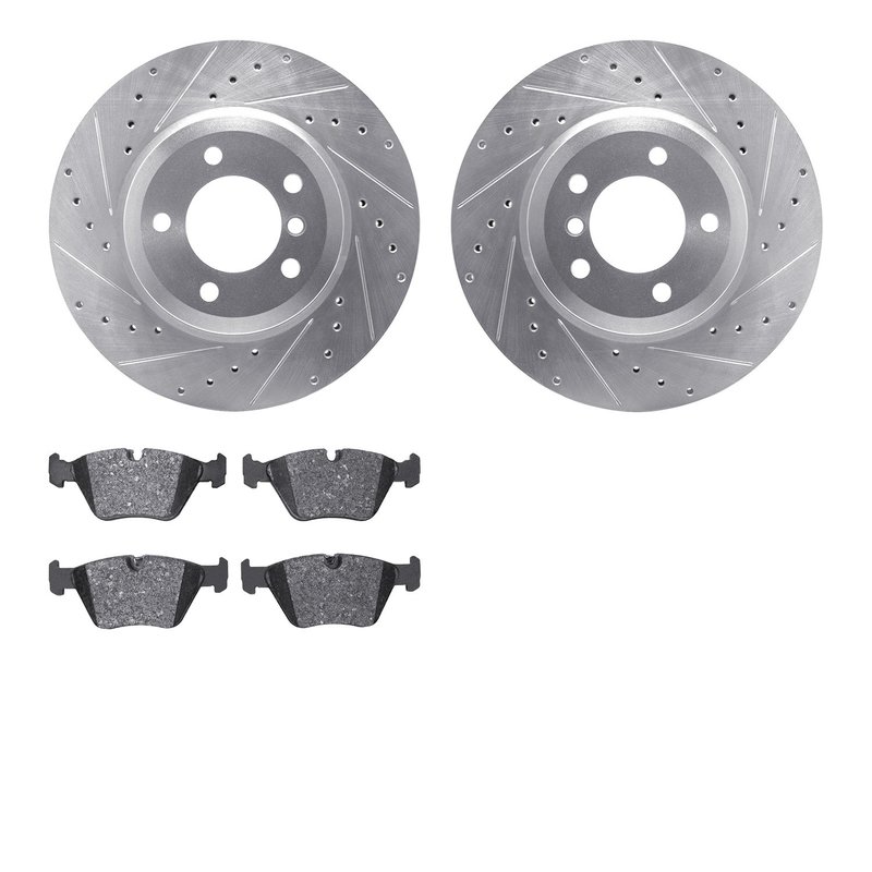 Dynamite Friction 7502-31319 Disc Brake Kit - Front