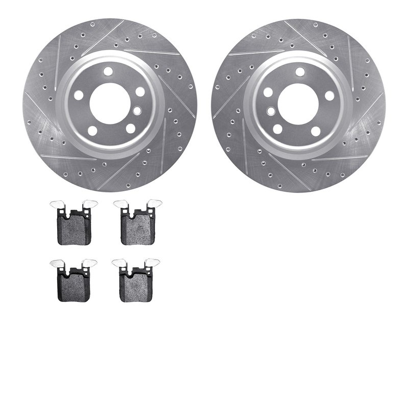 Dynamite Friction 7502-31587 Disc Brake Kit - Rear