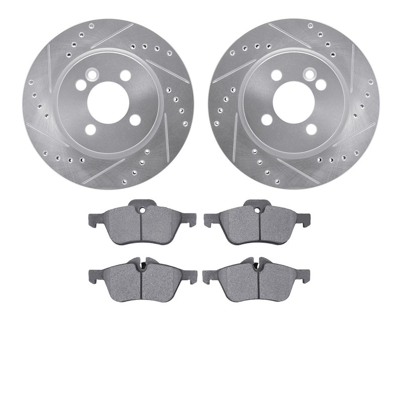 Dynamite Friction 7502-32043 Disc Brake Kit - Front