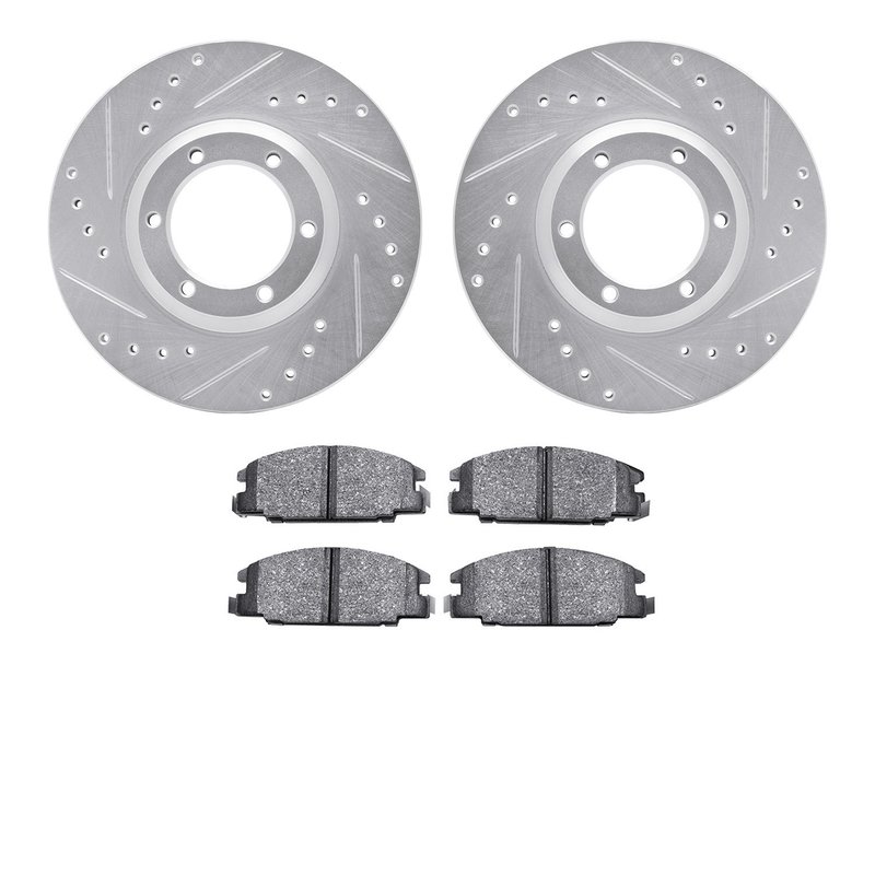 Dynamite Friction 7502-37006 Disc Brake Kit - Front