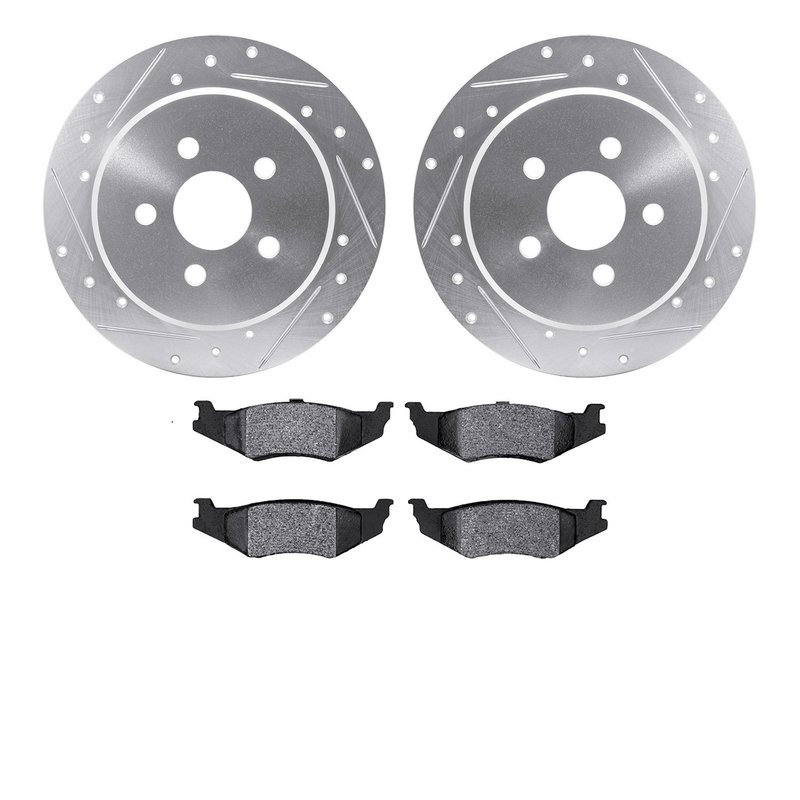 Dynamite Friction 7502-39003 Disc Brake Kit - Rear