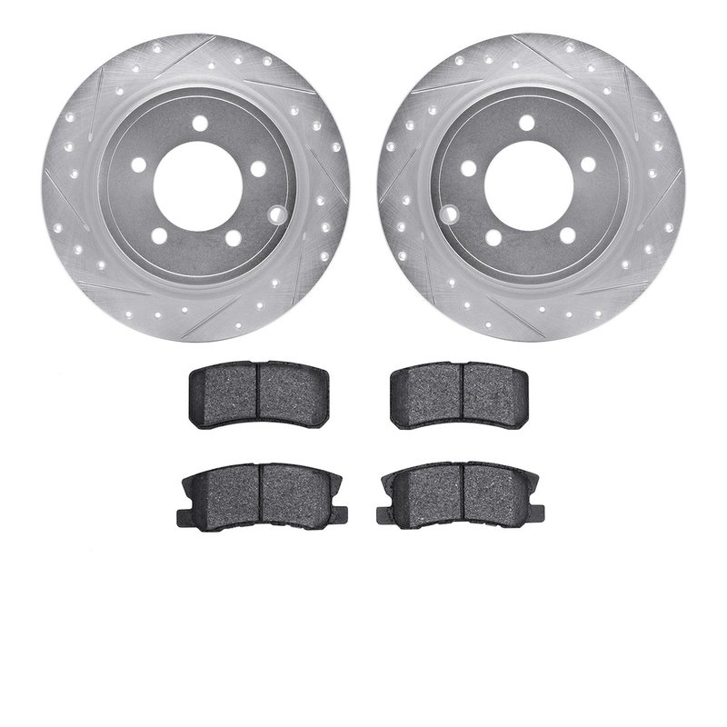 Dynamite Friction 7502-39027 Disc Brake Kit - Rear