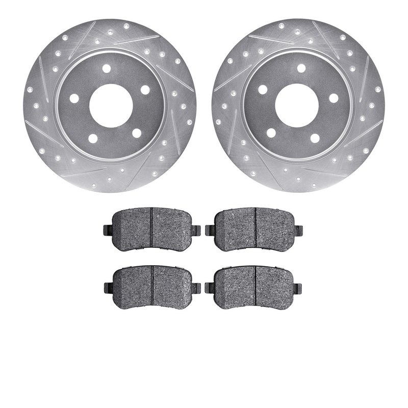 Dynamite Friction 7502-40023 Disc Brake Kit - Rear