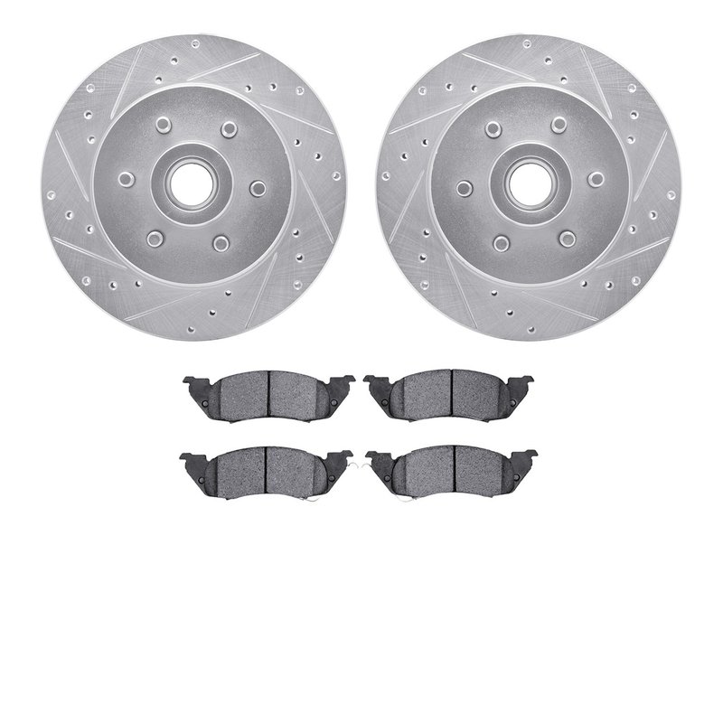 Dynamite Friction 7502-40056 Disc Brake Kit - Front