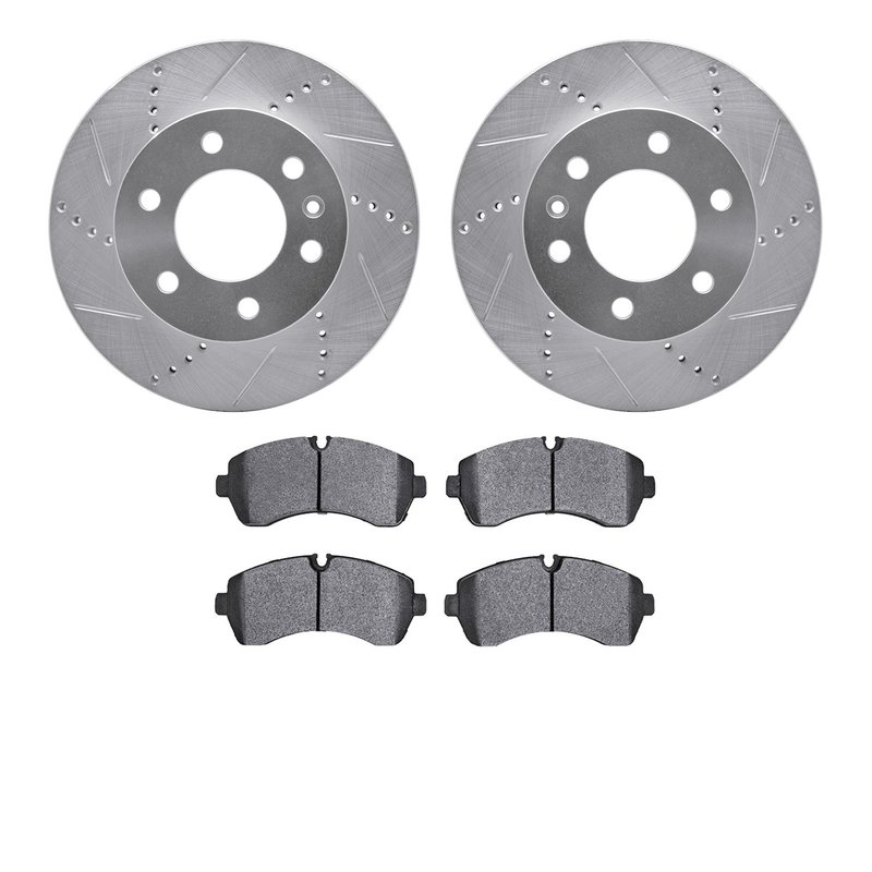 Dynamite Friction 7502-40267 Disc Brake Kit - Front