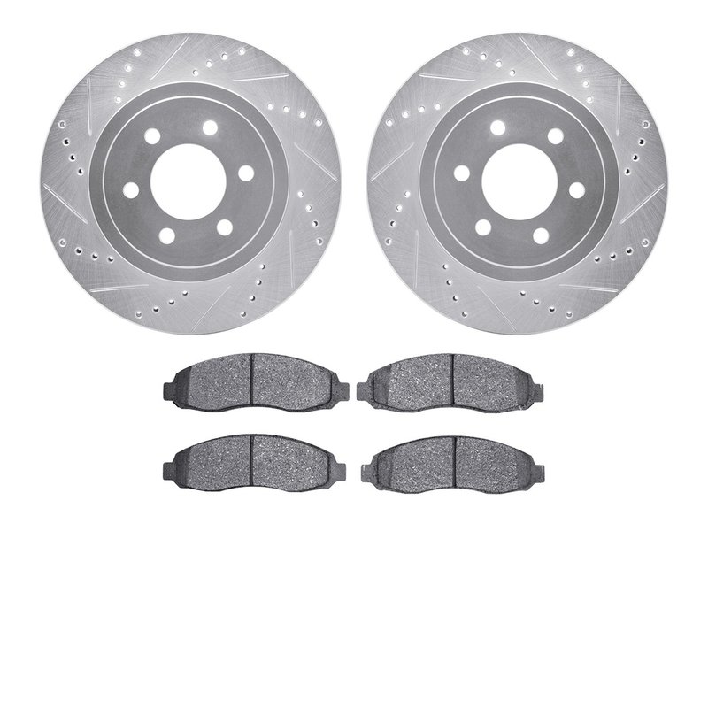 Dynamite Friction 7502-40438 Disc Brake Kit - Front