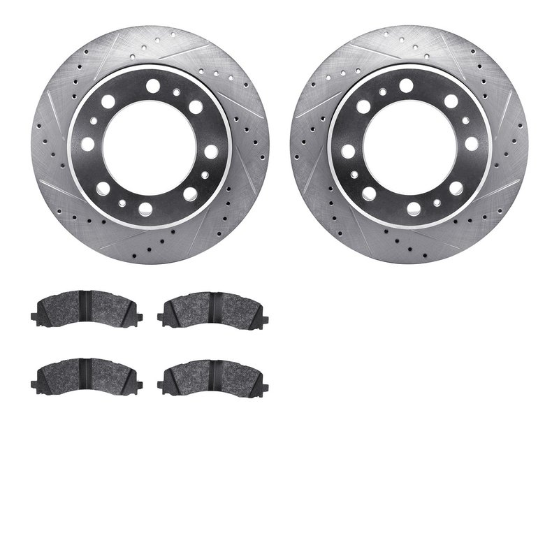Dynamite Friction 7502-40517 Disc Brake Kit - Rear