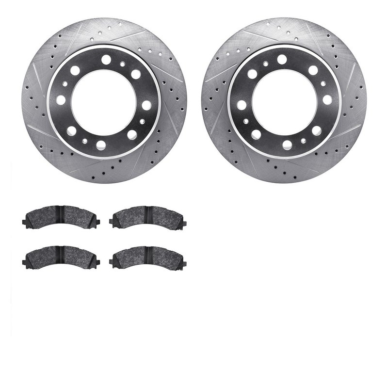 Dynamite Friction 7502-40518 Disc Brake Kit - Rear