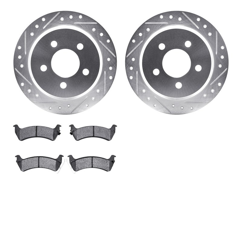 Dynamite Friction 7502-42007 Disc Brake Kit - Rear