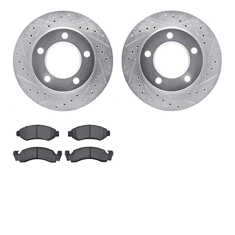 Dynamite Friction 7502-42009 Disc Brake Kit - Front