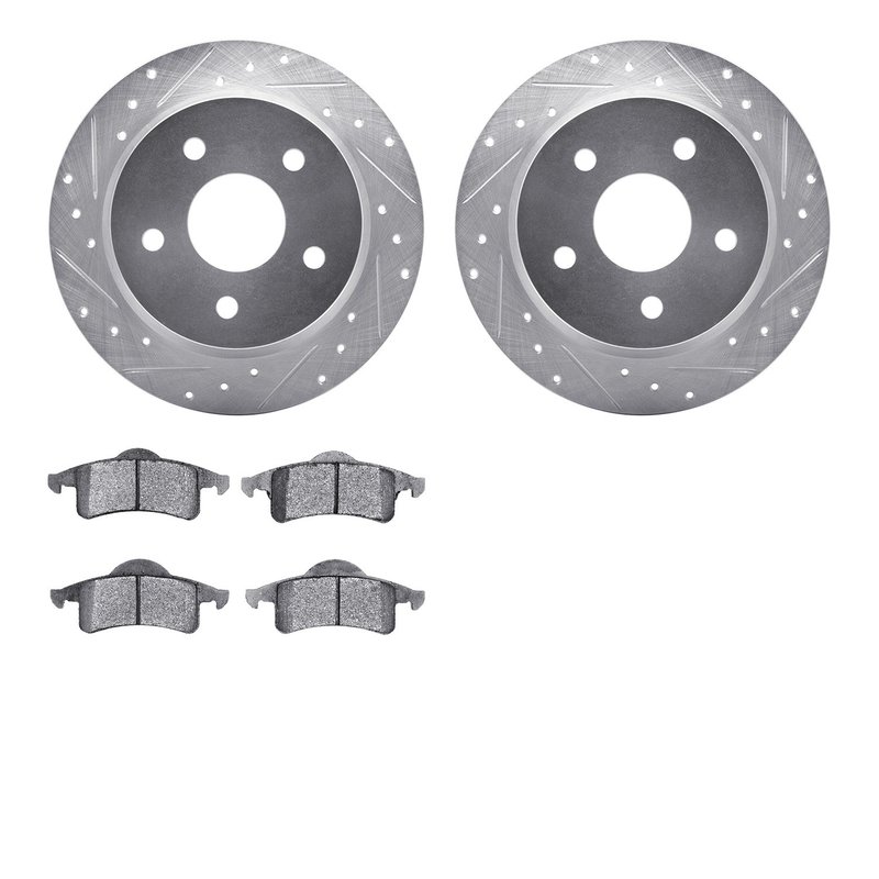 Dynamite Friction 7502-42020 Disc Brake Kit - Rear