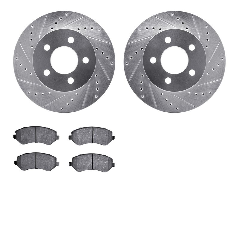 Dynamite Friction 7502-42021 Disc Brake Kit - Front