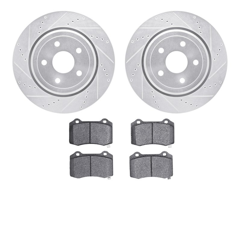 Dynamite Friction 7502-42025 Disc Brake Kit - Rear