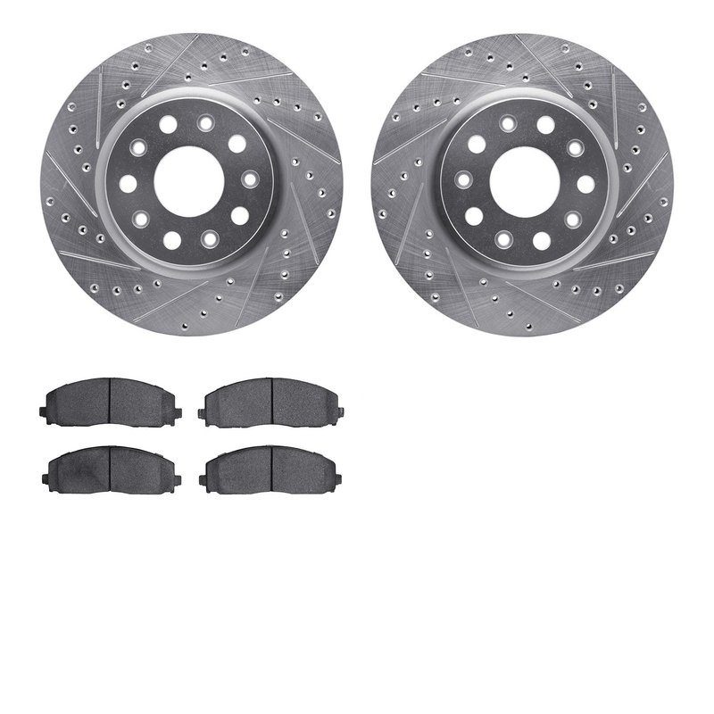 Dynamite Friction 7502-42040 Disc Brake Kit - Front