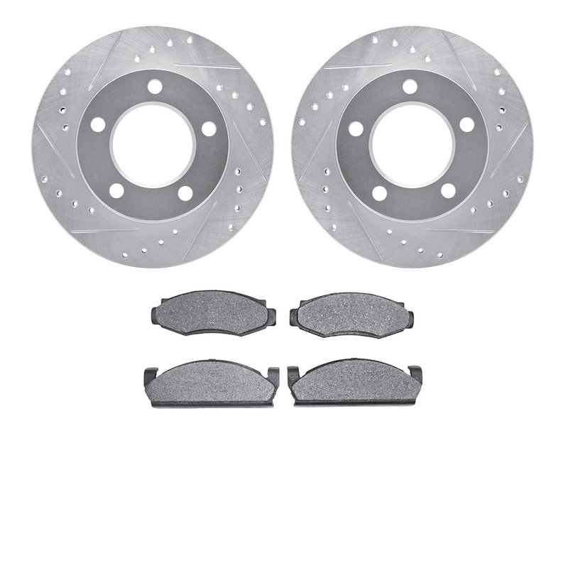 Dynamite Friction 7502-42070 Disc Brake Kit - Front
