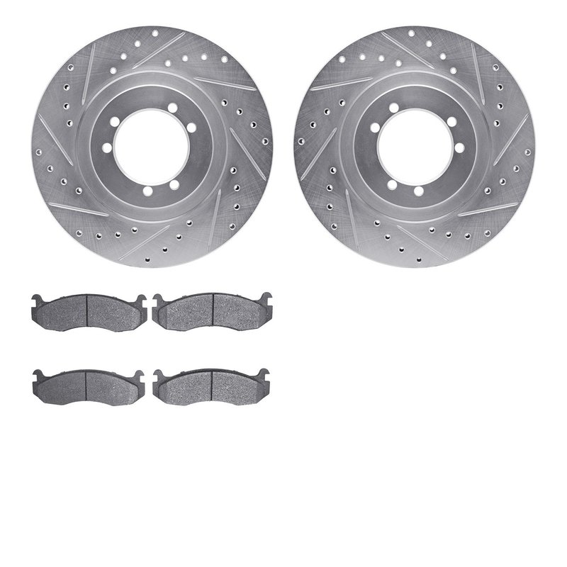 Dynamite Friction 7502-44004 Disc Brake Kit - Front