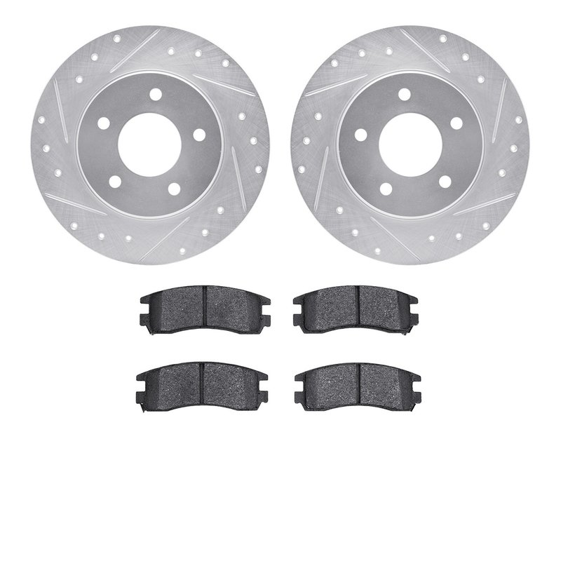 Dynamite Friction 7502-45000 Disc Brake Kit - Rear