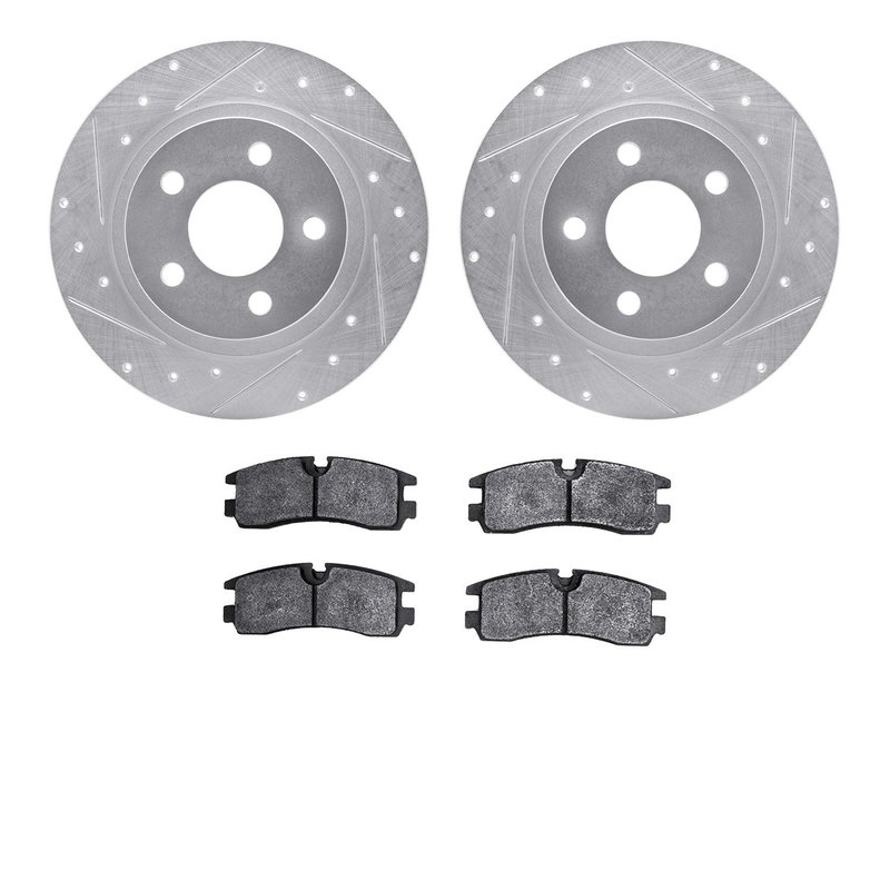 Dynamite Friction 7502-45043 Disc Brake Kit - Rear