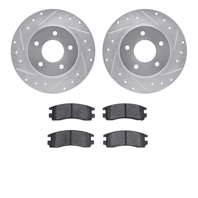 Dynamite Friction 7502-45065 Disc Brake Kit - Rear