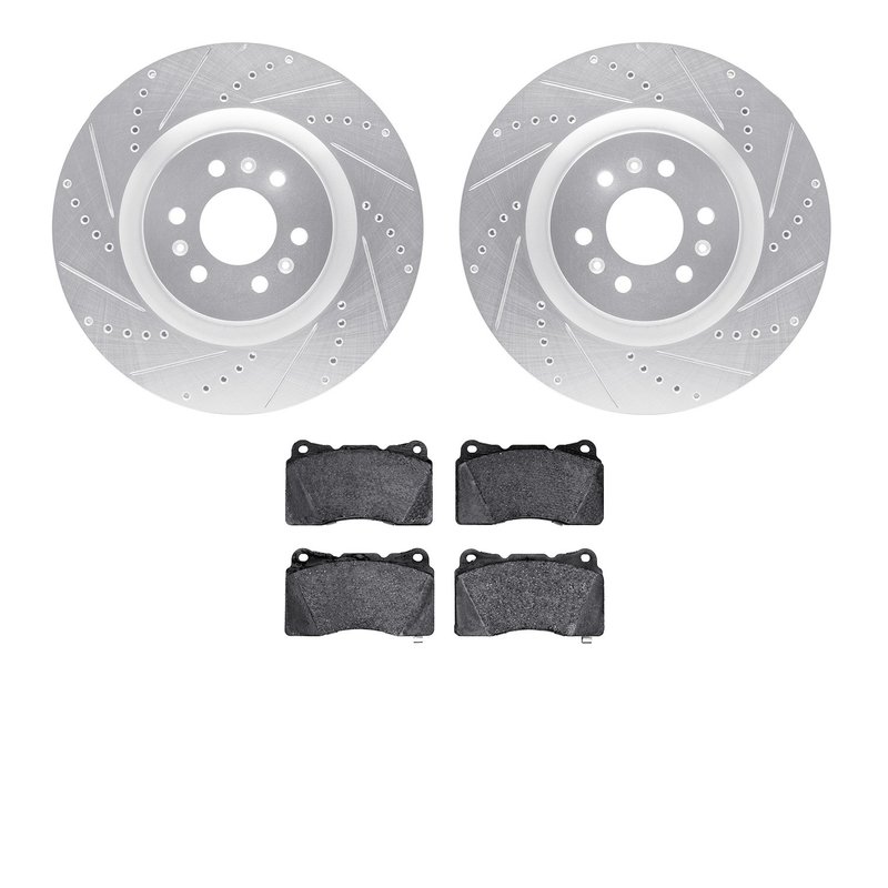 Dynamite Friction 7502-46009 Disc Brake Kit - Front