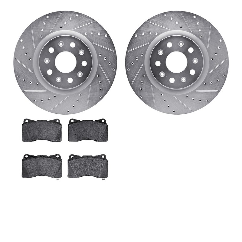 Dynamite Friction 7502-46032 Disc Brake Kit - Front