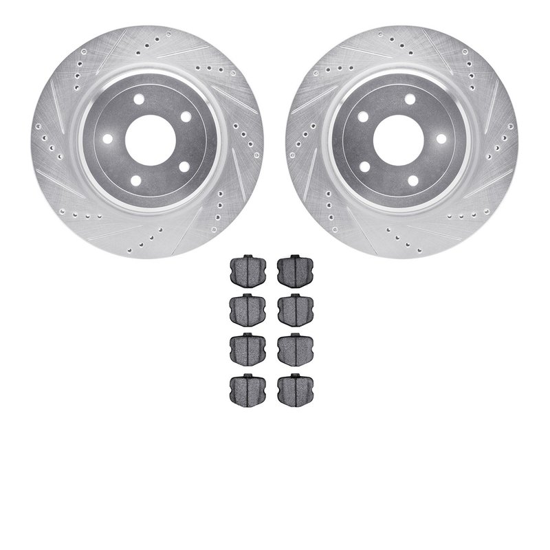 Dynamic Friction 7502-47015 Disc Brake Kit - Rear